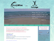 Tablet Screenshot of gettyoga.com